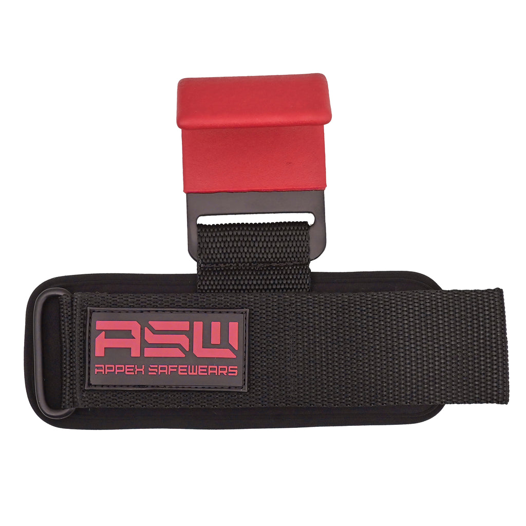 Power Lifting Hooks (Pair) with Wrist Support – Heavy Duty Gym Hooks for Deadlifts, Pull Ups & Shrugs | Padded Straps for Maximum Grip