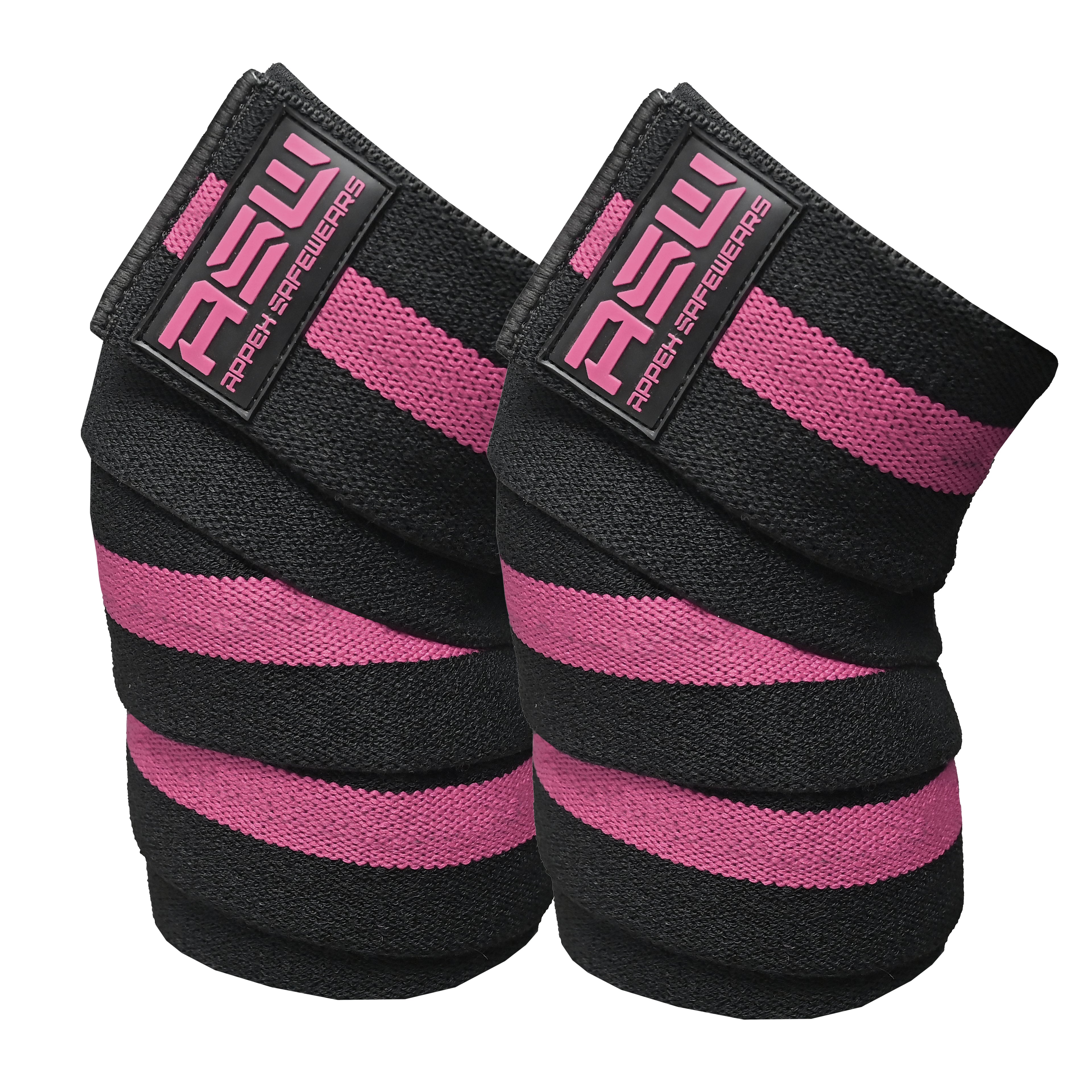 Knee Wraps for Squats & Powerlifting – Heavy Duty Knee Support for Weightlifting