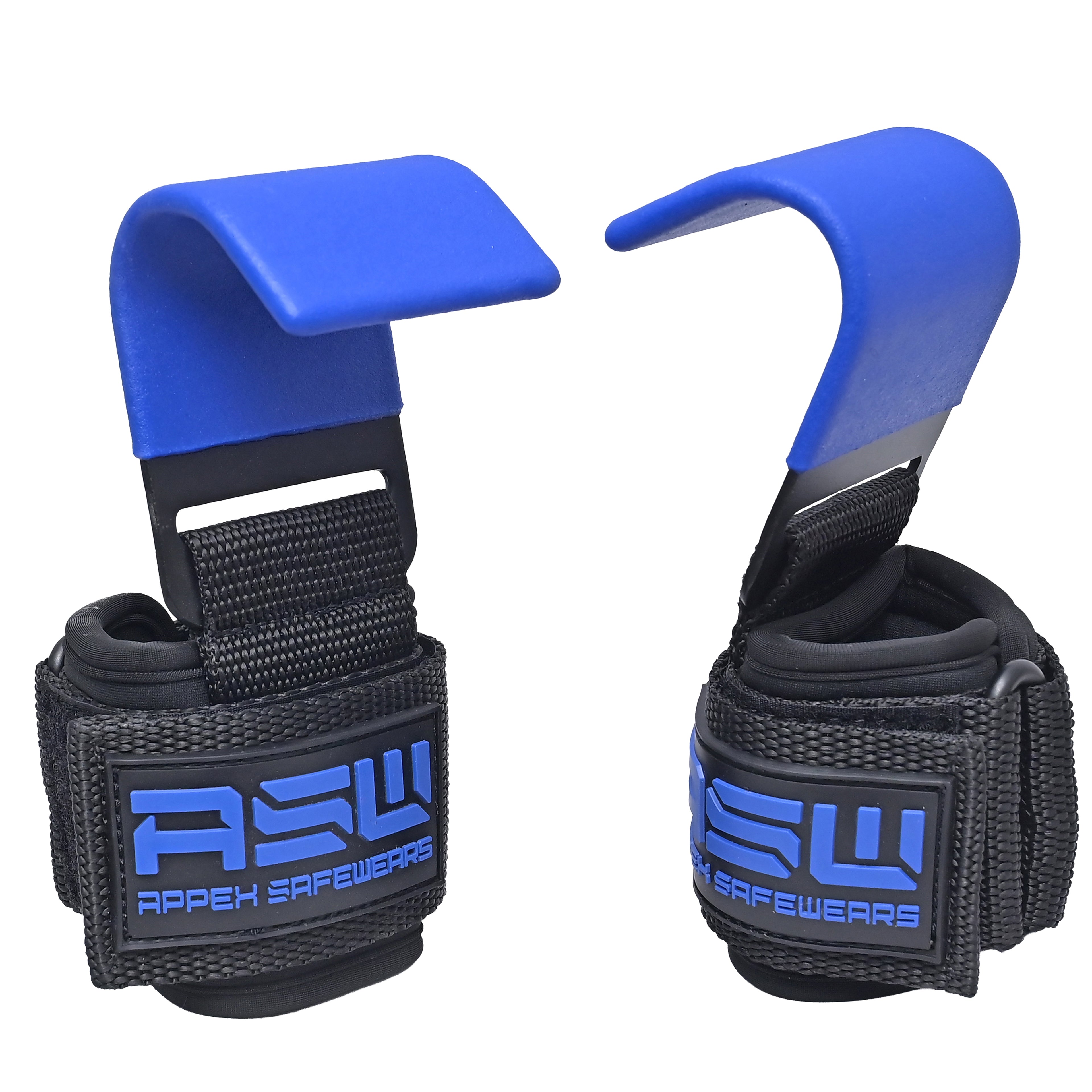 Power Lifting Hooks (Pair) with Wrist Support – Heavy Duty Gym Hooks for Deadlifts, Pull Ups & Shrugs | Padded Straps for Maximum Grip
